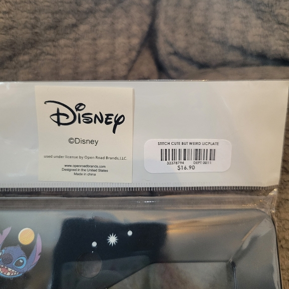 Disney Stitch Cute But Weird License Plate Frame - Picture 6 of 6